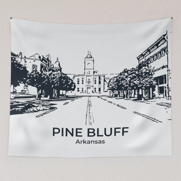 Item preview, Pine Bluff - Arkansas designed and sold by Lakeric Cityscapes.