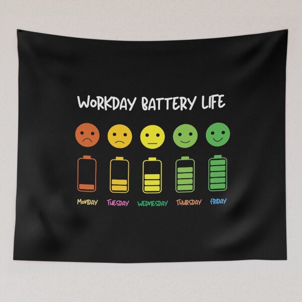 Item preview, Workday Battery Life designed and sold by E20STUDIO.