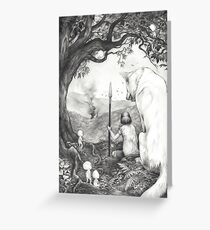 Between the roots and the branches Greeting Card