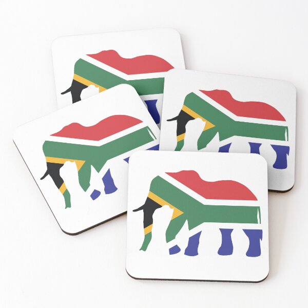 Item preview, Elephant South Africa African Flag Wild Safari  designed and sold by MasartDesigns.