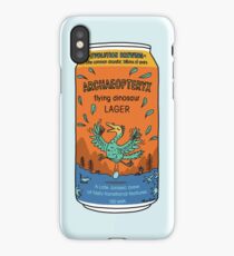 Evolution Brewing Archaeopteryx Flying Dinosaur Lager iPhone Case