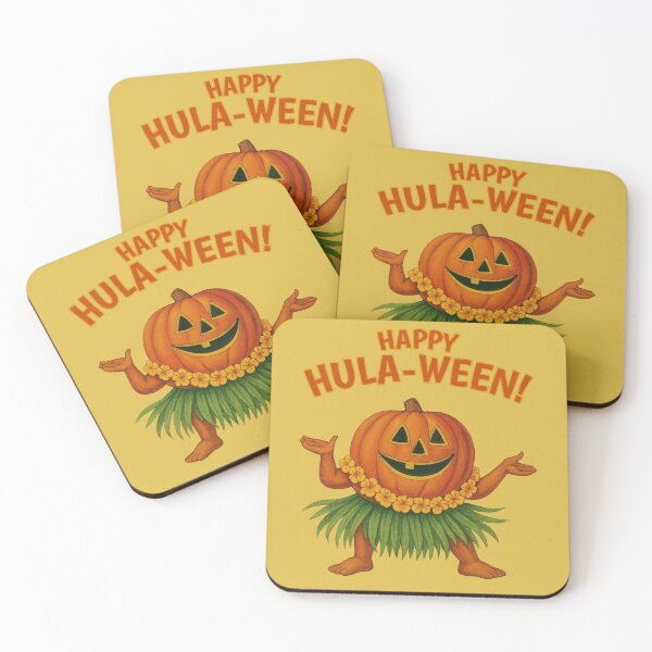 Item preview, Happy Hula-Ween – Funny Pumpkin Halloween Luau Costume Design designed and sold by Victor Shadehorn.