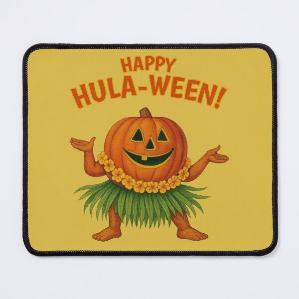 Item preview, Happy Hula-Ween – Funny Pumpkin Halloween Luau Costume Design designed and sold by Victor Shadehorn.