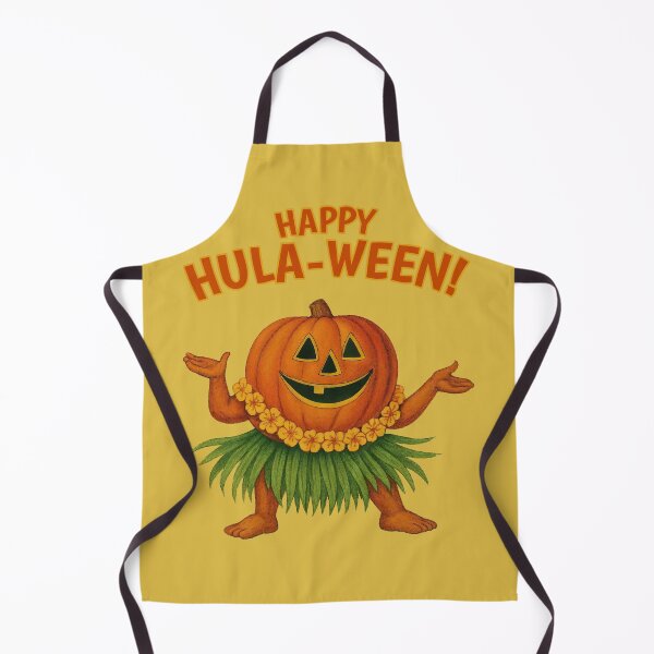 Item preview, Happy Hula-Ween – Funny Pumpkin Halloween Luau Costume Design designed and sold by Victor Shadehorn.