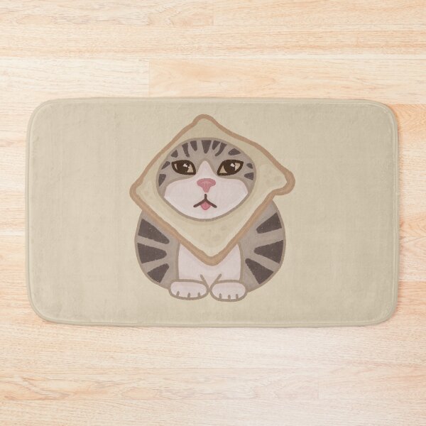 Item preview, Inbread Cat – Cute Tabby Kitty with Slice of Bread designed and sold by simple-goose.