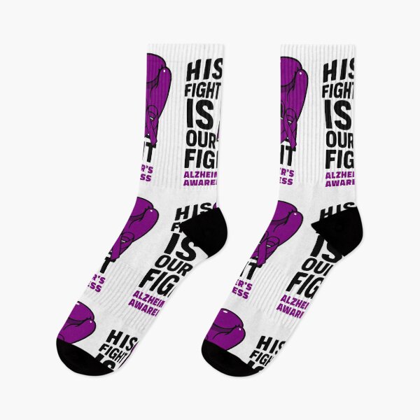 Item preview, His fight Is Our Fight - Alzheimer’s Awareness designed and sold by HandicraftArt.