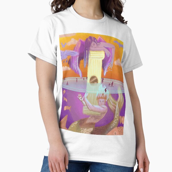 Vista previa del artículo con la obra «Niveles del Mundo», diseñado y vendido por OliverWithABee.