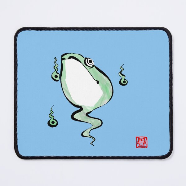 Item preview, Antique Origin Story Grumpy Frog Japanese Frog Toad Tadpoles  designed and sold by Pixelchicken.