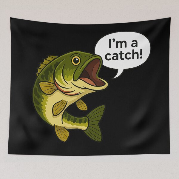 Item preview, Bass Fishing - I'm A Catch - Bass Fish designed and sold by ContTraders.