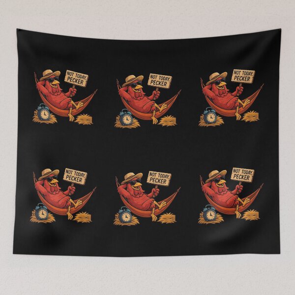Item preview, Not Today Pecker designed and sold by TrendsLook.