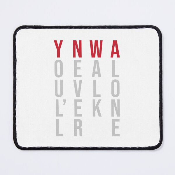 Item preview, YNWA - You will never Walk alone in Red - Vertical designed and sold by happy-capy.