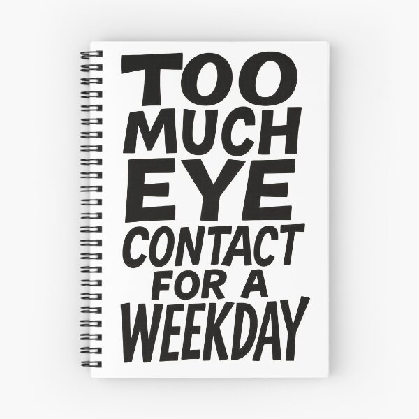 Item preview, Eye Contact. Funny Neurodivergent. designed and sold by Shoot-The-Moon.