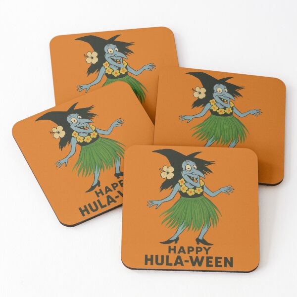 Item preview, Happy Hula-Ween – Funny Witch in Hula Skirt Halloween Design designed and sold by Victor Shadehorn.