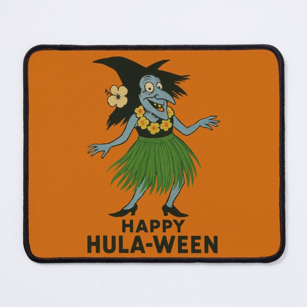 Item preview, Happy Hula-Ween – Funny Witch in Hula Skirt Halloween Design designed and sold by Victor Shadehorn.