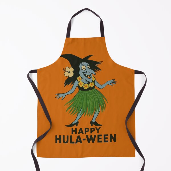 Item preview, Happy Hula-Ween – Funny Witch in Hula Skirt Halloween Design designed and sold by Victor Shadehorn.