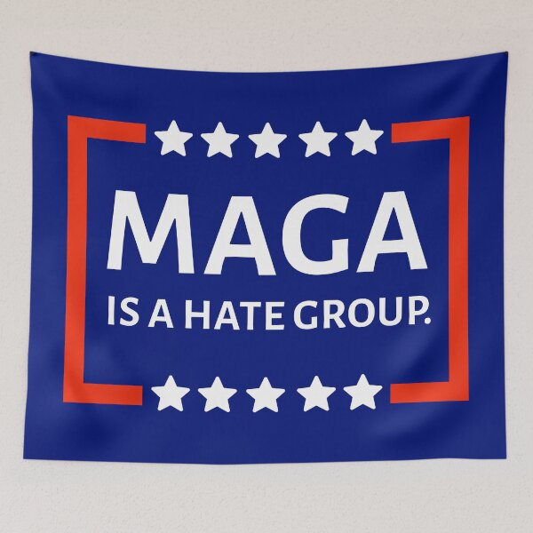 Item preview, MAGA is a hate group. designed and sold by Rachel the Artist .
