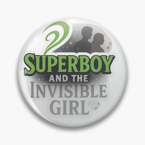 Artikelvorschau, Superboy und das unsichtbare Mädchen entworfen und verkauft von Drama&Doodles.