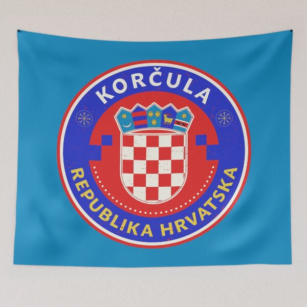 Item preview, Korčula, Croatia, Republika Hrvatska designed and sold by studio838.