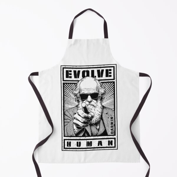 Item preview, Charles Darwin Evolution Propaganda Evolve Human Science designed and sold by GrandeDuc.