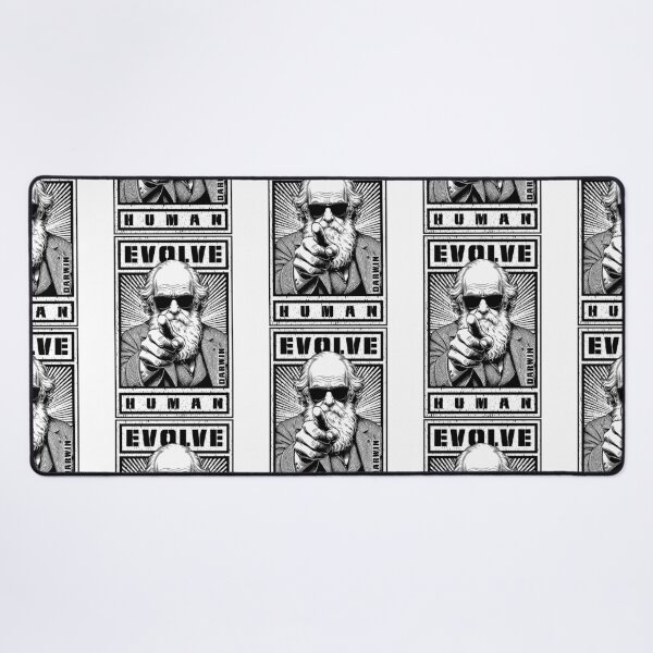 Item preview, Charles Darwin Evolution Propaganda Evolve Human Science designed and sold by GrandeDuc.