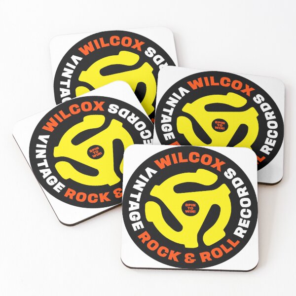 Item preview, Wilcox Vintage Rock & Roll Records Logo designed and sold by Wilcox Wheels.