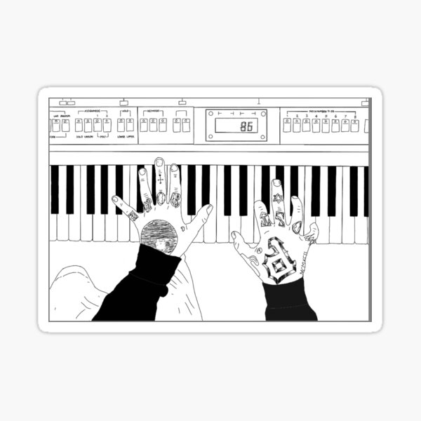 Artikel-Vorschau von Mac Miller Klavier, designt und verkauft von rxmcl.