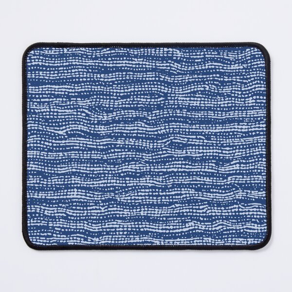Item preview, Mud Cloth Stitch Stripes Boho Indigo Blue designed and sold by tonymagnerart.
