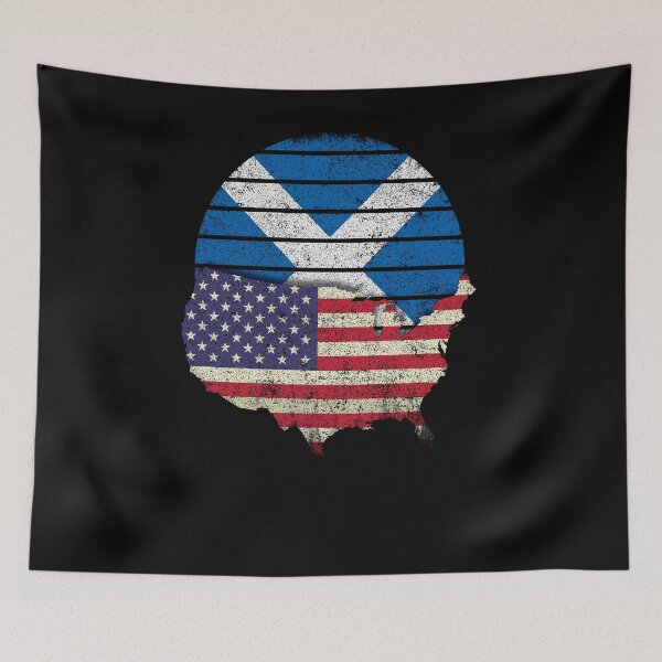 Item preview, Scottish American Flag Shirt American Grown Scottish Roots designed and sold by cgocgy.