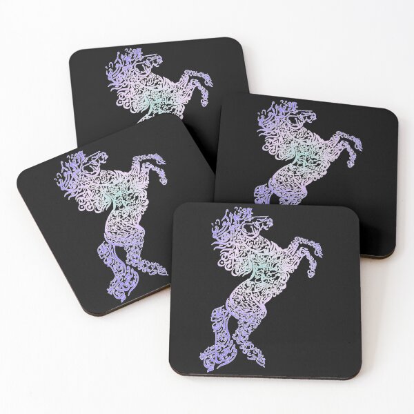Item preview, Arabic Calligraphy Horse Art, Elegant Typography Design designed and sold by Pulse Creativity Designs.