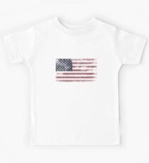 US flag vintage Kids Tee