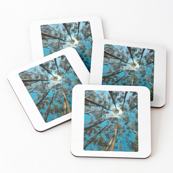 Item preview, Treetop Serenity Under a Blue Sky – Inspirational Nature Quote “Without Purpose, Only Emptiness Remains” Design designed and sold by knalpot-design.