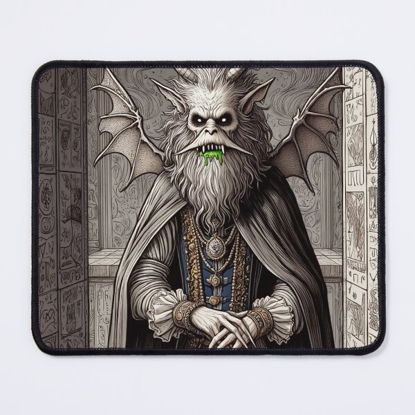 Item preview, Creepy Lord of dread Eldritch Cthulhu of Darkmere staring at you with his eyes of the void designed and sold by Vintage Designs +.