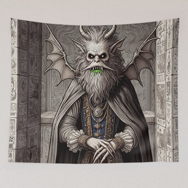 Item preview, Creepy Lord of dread Eldritch Cthulhu of Darkmere staring at you with his eyes of the void designed and sold by Vintage Designs +.
