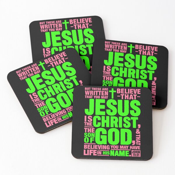 Item preview, John 20:31 Jesus Is The Christ The Son Of God designed and sold by plushism.