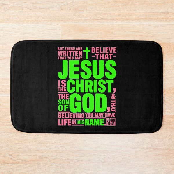 Item preview, John 20:31 Jesus Is The Christ The Son Of God designed and sold by plushism.