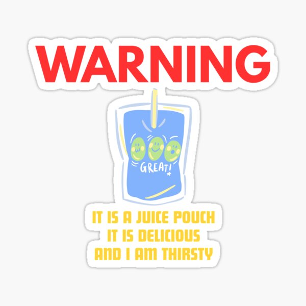 Item preview, Warning I have juice pouch designed and sold by FlynnWolf.