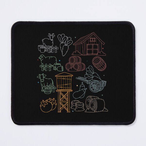 Item preview, Farm Art Gift Kids Farm Animals Cow Sheep Goat designed and sold by DSWShirts.