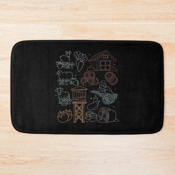 Item preview, Farm Art Gift Kids Farm Animals Cow Sheep Goat designed and sold by DSWShirts.