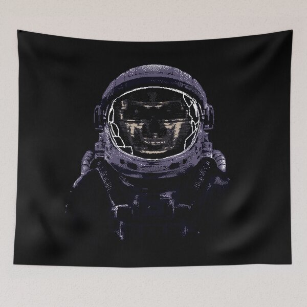 Item preview, Stipple Art - The Astronaut designed and sold by ParadoxoMario.