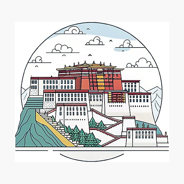Item preview, Potala Palace Tibet designed and sold by likbatonboot.
