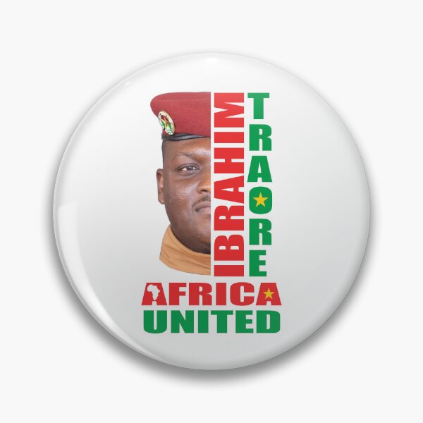 Item preview, Ibrahim Traoré Africa United T-Shirt – Celebrate African Unity & Leadership designed and sold by tuji28.