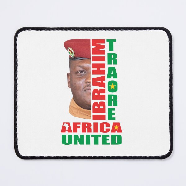 Item preview, Ibrahim Traoré Africa United T-Shirt – Celebrate African Unity & Leadership designed and sold by tuji28.