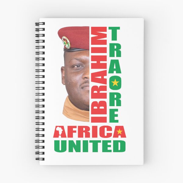 Item preview, Ibrahim Traoré Africa United T-Shirt – Celebrate African Unity & Leadership designed and sold by tuji28.