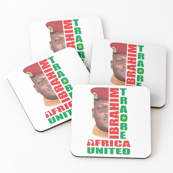 Item preview, Ibrahim Traoré Africa United T-Shirt – Celebrate African Unity & Leadership designed and sold by tuji28.