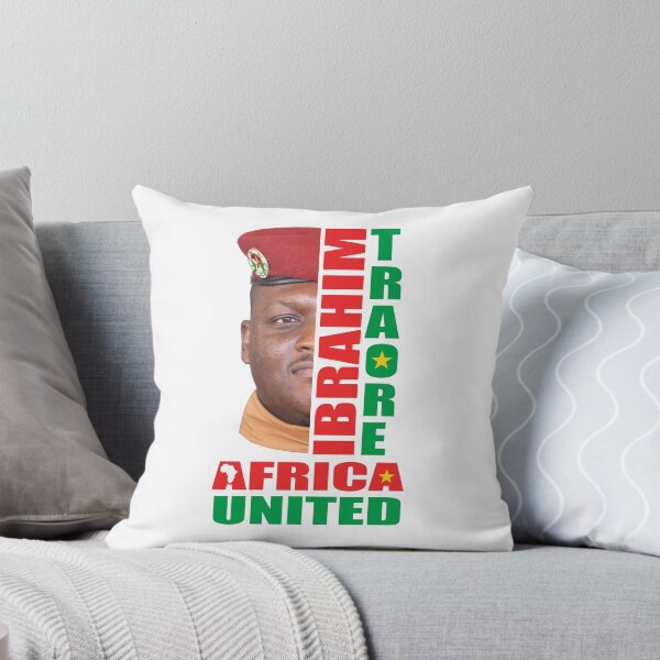 Item preview, Ibrahim Traoré Africa United T-Shirt – Celebrate African Unity & Leadership designed and sold by tuji28.