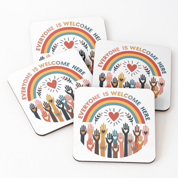 Item preview, Everyone is Welcome Here - Circle of Welcome designed and sold by MiniindY Pop.