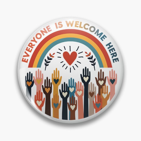 Item preview, Everyone is Welcome Here - Circle of Welcome designed and sold by MiniindY Pop.