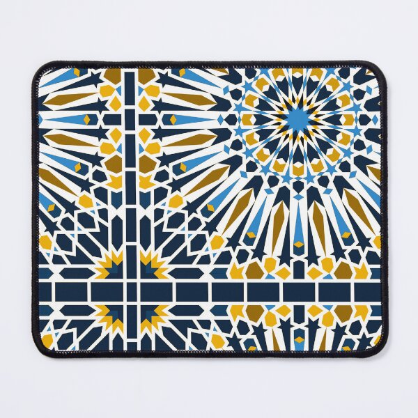 Item preview, Double Sun Mosaic in Blue and Yellow designed and sold by Tarjiart.
