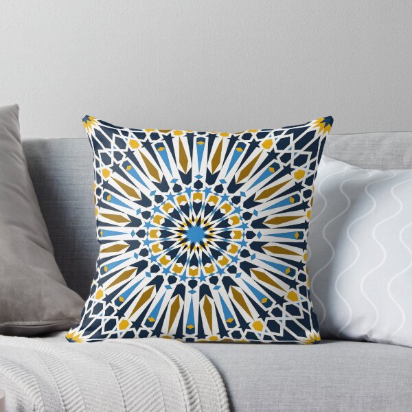Item preview, Double Sun Mosaic in Blue and Yellow designed and sold by Tarjiart.
