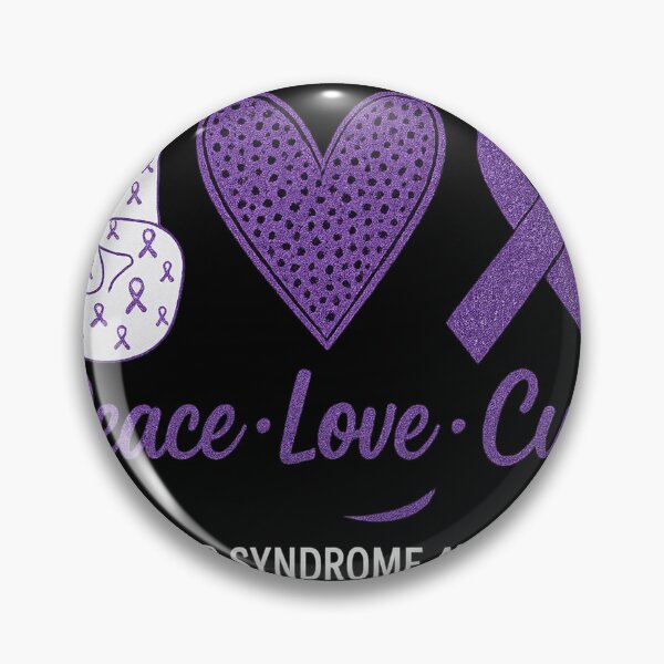 Item preview, Sjogren's Syndrome Awareness Peace Love Cure purple design designed and sold by Goreda.